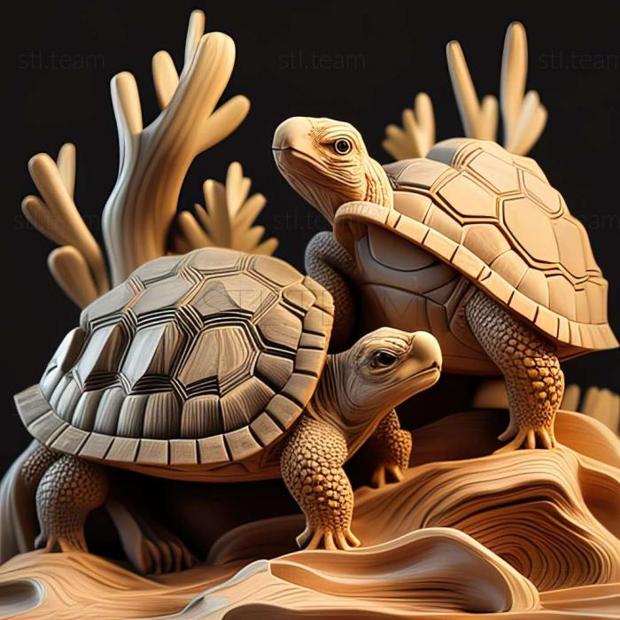 3D model Desmatochelys (STL)